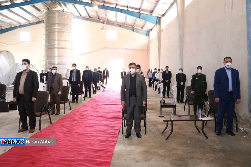گزارش تصویری از افتتاح کارخانه تولید الکل در حاجی آباد