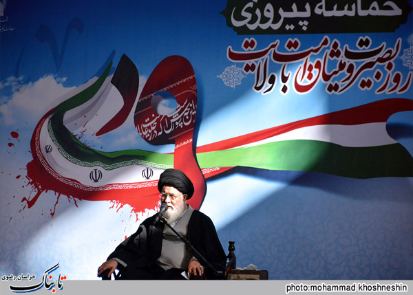 حضور حماسی مردم در راهپیمایی 9 دی مشهد به روایت تصاویر