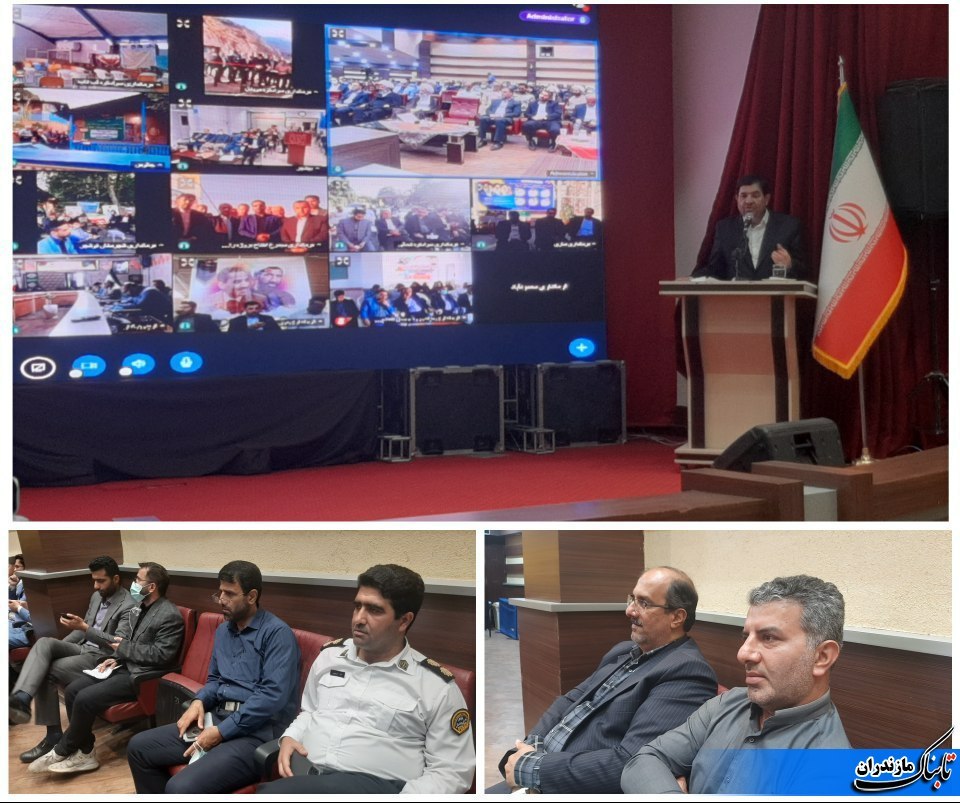 مخبر معاون اول رئیس جمهور وارد مازندران، دیار علویان شد+سخنرانی در بابلسر+تصاویر