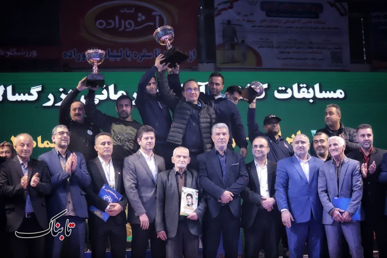 اختتامیه رقابت‌های کشتی آزاد قهرمانی کشور در گرگان+تصاویر