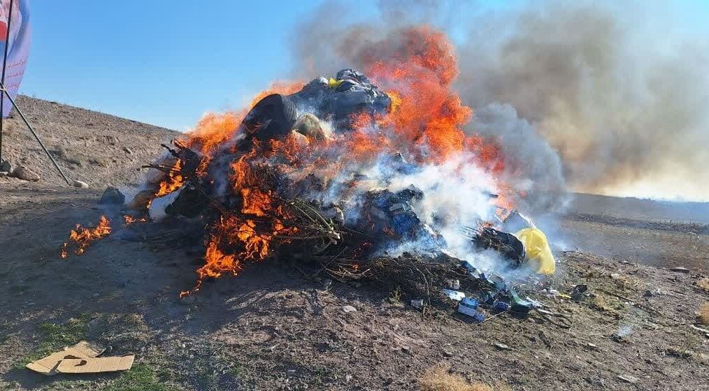 ۱۶۰۰ کیلوگرم موادمخدر در قزوین امحا شد ۱۶۰۰ کیلوگرم موادمخدر در قزوین امحا شد