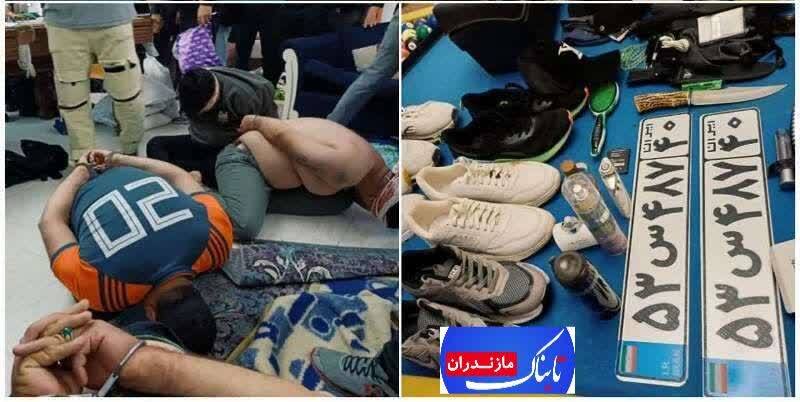 باند مخوف سارقان منازل در دام پليس بابلسر