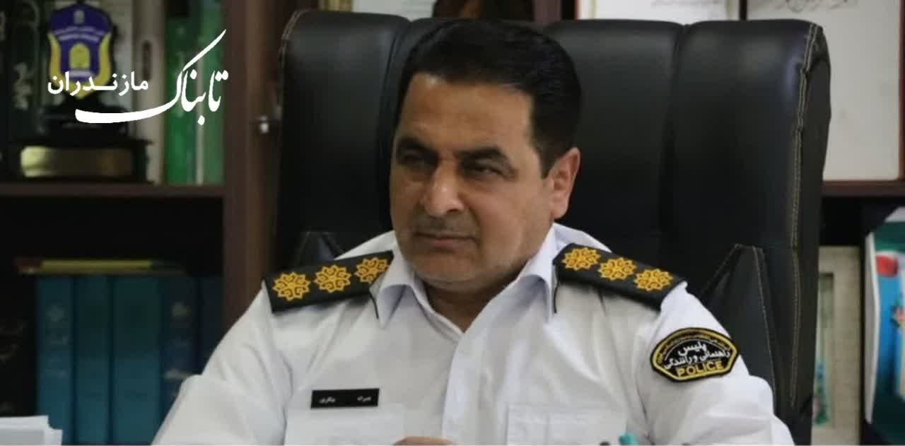 هشدار رئیس پلیس راهور ف.ا.استان مازندران به رانندگان متخلف